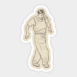 Corky's Dance Sticker